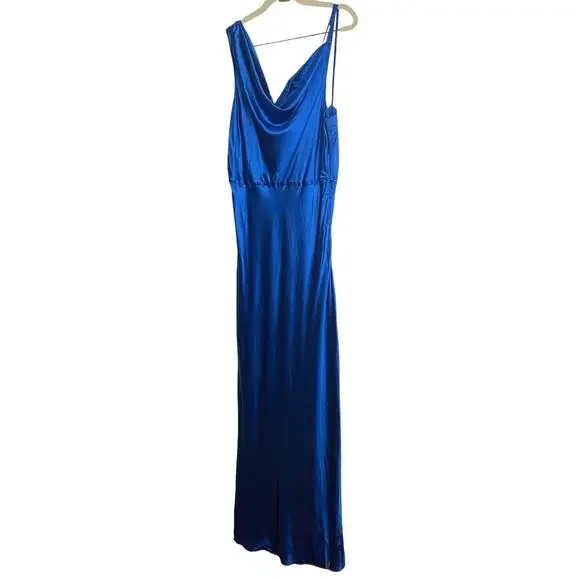 Veronica Beard Sanderson Dress Silk Blend Cowl Formal Gala Prom Party Size 14